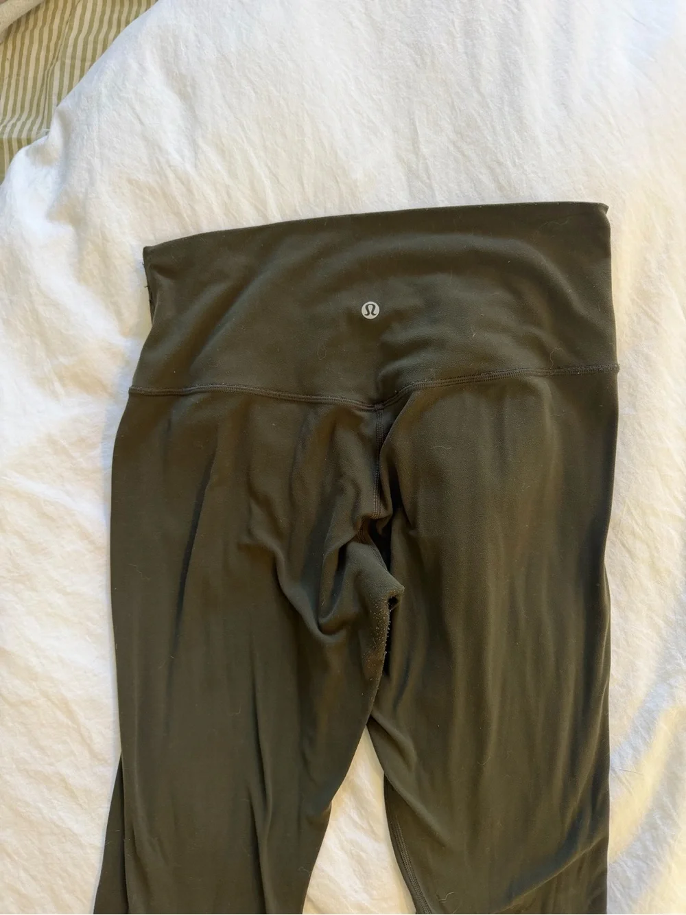 Lululemon Athletica Align leggings 28” dark green